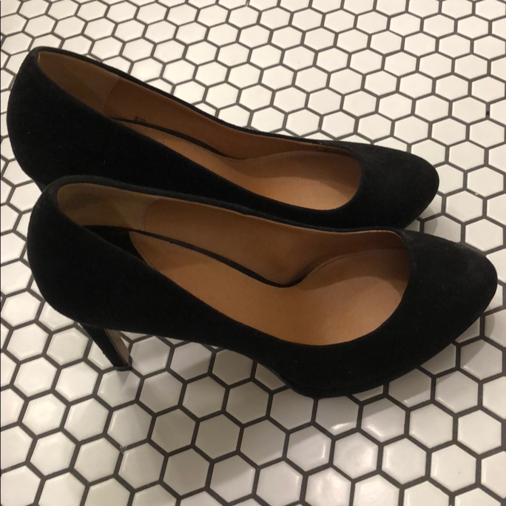 Black Suede Heels